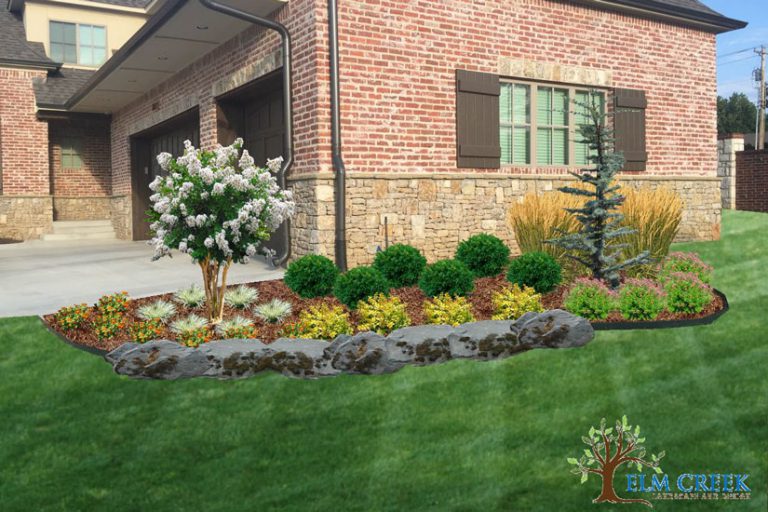 Elm Creek Tulsa OK Landscape Design and Landscaping